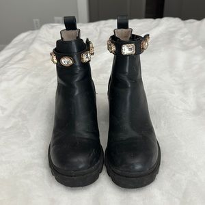 Black Steve Madden booties